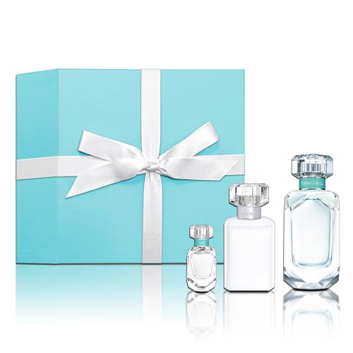 Tiffany&Co. 春漾同名典藏禮盒(同名淡香精75ML+沾式小香5ML+身體乳100ML)