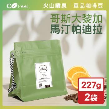 CoFeel 凱飛鮮烘豆哥斯大黎加馬汀帕迪拉蜜處理咖啡豆一磅-淺中烘焙(227gx2袋)