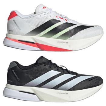 Adidas 慢跑鞋 男鞋 ADIZERO BOSTON 13 白/黑【運動世界】JS4932/JS4938