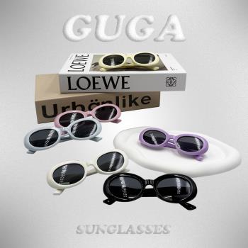 【GUGA】偏光兒童太陽眼鏡 韓星率性款 橡膠兒童墨鏡 寶麗來偏光鏡 UV400 1296