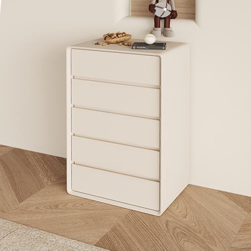 HappyLife 奶油方塊實木五斗櫃 Y12321