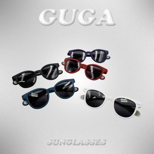 【GUGA】兒童偏光太陽眼鏡 歐美街頭潮流款 個性氣場滿滿 全方位護眼UV400 夏日百搭 S8444P