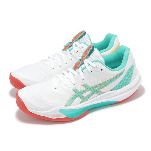 Asics 排球鞋 Sky Elite FF 3 女鞋 男鞋 白 綠 一期一會 攻擊手 室內運動鞋 亞瑟士 1052A088960