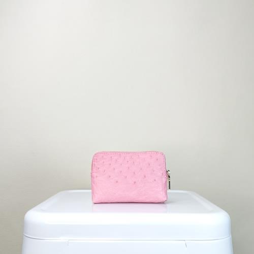 【M2nd】依璘鴕鳥皮大方零錢包(粉-T10A.5)