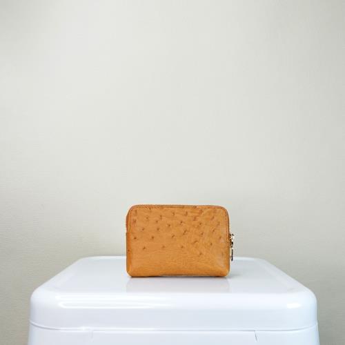 【M2nd】依璘鴕鳥皮大方零錢包(駝-T10A.5)