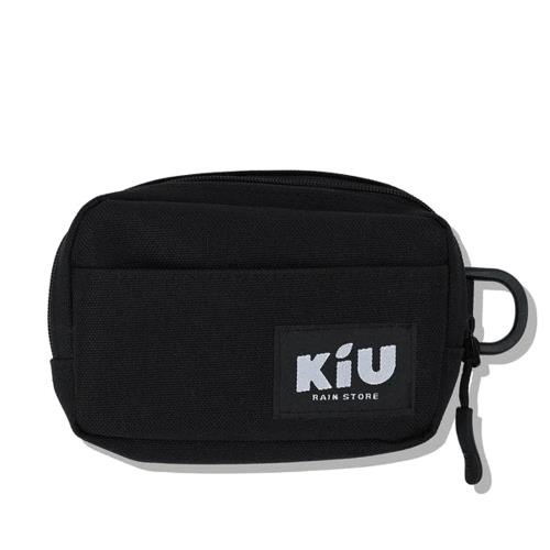 日本KiU 292-900 黑色 戶外活動必備~快速取物, D型環, 防水收納袋/鑰匙包