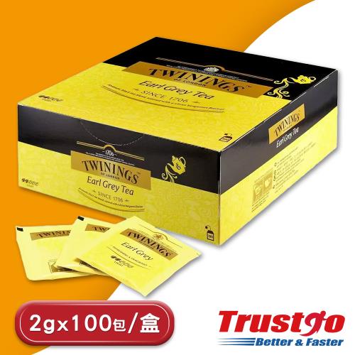 【美式賣場】Twinings 唐寧 伯爵茶(2公克 X 100包)｜佛手柑清香 英式經典