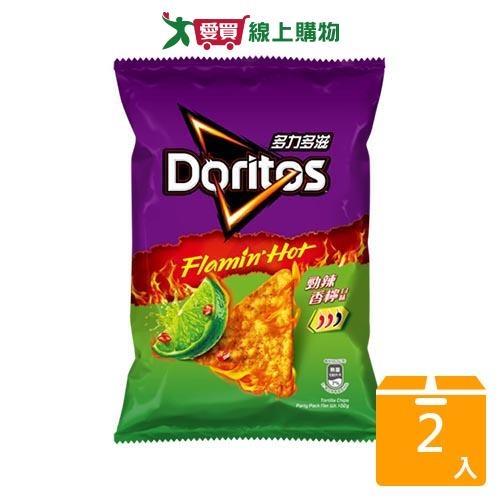 多力多滋勁辣香檸口味玉米片102G【兩入組】【愛買】