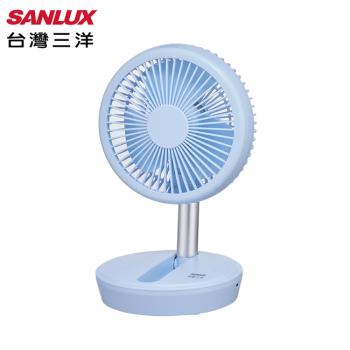 SANLUX臺灣三洋7吋DC直流USB充電摺疊扇 SBF-S07DB