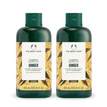 THE BODY SHOP 薑根鏗活調理洗髮精(400ml)X2-新版-國際航空版