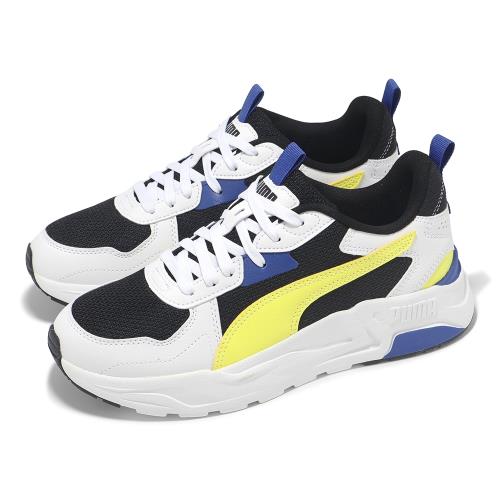 Puma 休閒鞋 Trinity Lite JR 大童 女鞋 黑 白 黃 運動鞋 39144314