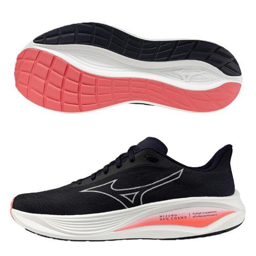 Mizuno 美津濃 慢跑鞋 男鞋 NEO COSMO 黑橘【運動世界】J1GC251001