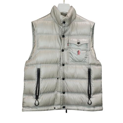 Moncler 尼龍男款背心(淺灰)