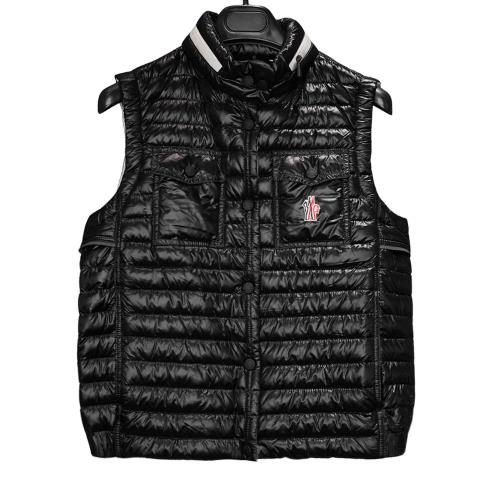 Moncle 尼龍雙口袋女款背心#1(黑)