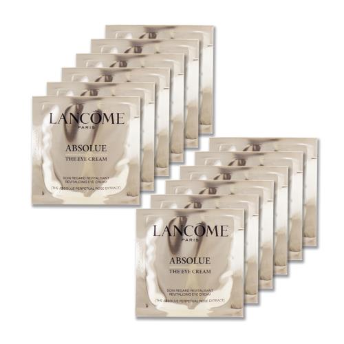 【LANCOME 蘭蔻】絕對完美永生玫瑰肽金逆時眼霜 1ML x 12(效期至2026年11月)