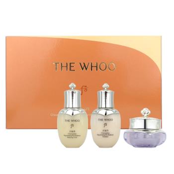WHOO後 天氣丹PRO光耀美肌3件組 新版[重生水(25ml)+重生乳(25ml)+重生霜(10ml)]