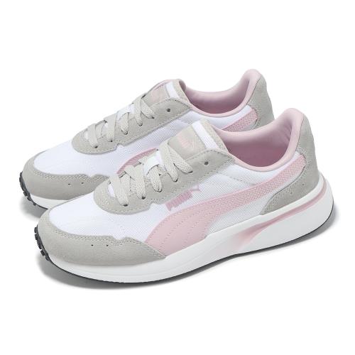 Puma 休閒鞋 R78 Glance 女鞋 灰 粉紅 拼接 緩衝 運動鞋 40162302