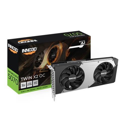 Inno3D 映眾 RTX 5070 12GB GDDR7 TWIN X2  OC 顯示卡