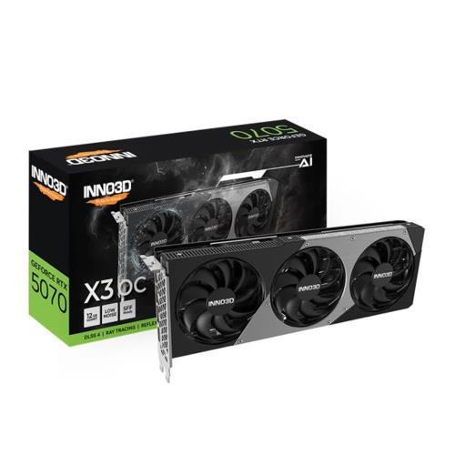 Inno3D 映眾 RTX 5070 12GB GDDR7 X3 OC 顯示卡