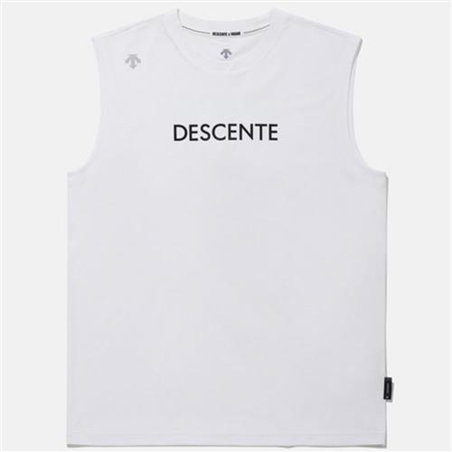 Descente 迪桑特 無袖背心 男裝 藝術家聯名款 白【運動世界】SQ221EST61-WHT0