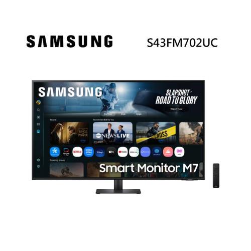 SAMSUNG 三星 S43FM702UC 43吋 智慧聯網螢幕 M7 M70F Samsung Vision AI (2025)