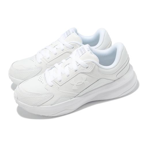 Under Armour UA 訓練鞋 Edge LTHR 女鞋 白 多功能 運動鞋 小白鞋 3028569100