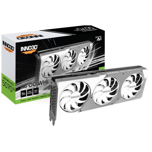 Inno3D 映眾 RTX 5070TI 16GB GDDR7 X3 OC WHITE 顯示卡