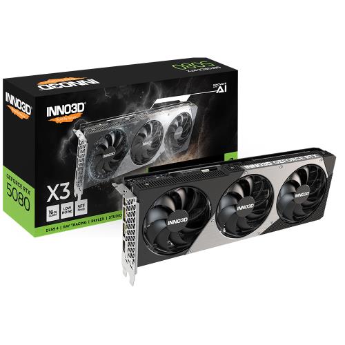 Inno3D 映眾 RTX 5080 16GB GDDR7 X3 OC 顯示卡