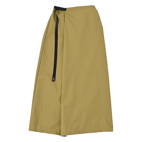 日本KiU 411-911 米色 抗UV透氣防水裙，機能AETX-TECH材質，內外腰圍調整，附收納袋
