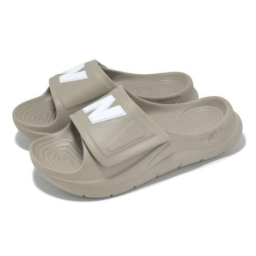 New Balance NB 拖鞋 202XA 男鞋 旱石棕 白 運動拖鞋 NB SMASPTE1-D