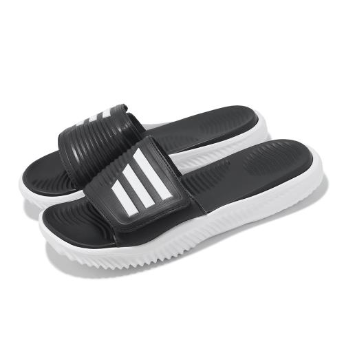 adidas 拖鞋 Alpharesponse Slide 2.0 男鞋 黑 白 魔鬼氈 涼拖鞋 愛迪達 JP5396