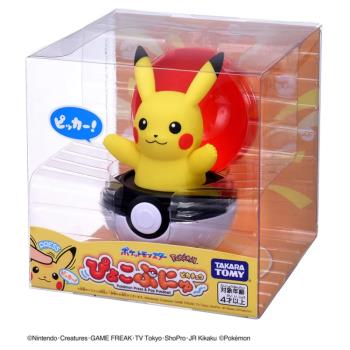 日本 Pokemon 寶可夢 彈彈有聲精靈球 - 皮卡丘 PC93889 TAKARA TOMY 公司貨