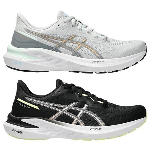 Asics 亞瑟士 慢跑鞋 女鞋 支撐 GT-1000 13 灰/黑【運動世界】1012B663-020/1012B663-006
