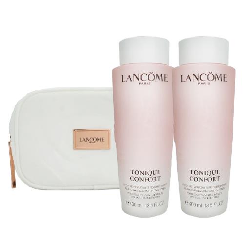 [粉水買1送2超值組]LANCOME蘭蔻 溫和保濕水(400ml)X2贈品牌化妝包