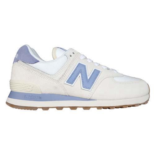 NEWBALANCE 女復古慢跑鞋-D-寬楦 574系列 麂皮 慢跑 N字鞋