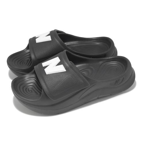 New Balance NB 拖鞋 202XA 女鞋 黑 白 魔鬼氈 運動拖鞋 NB SWASPTF1-B