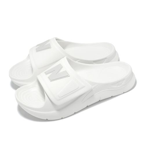 New Balance NB 拖鞋 202XA 男鞋 海鹽 灰質 米白 運動拖鞋 NB SMASPTF1-D