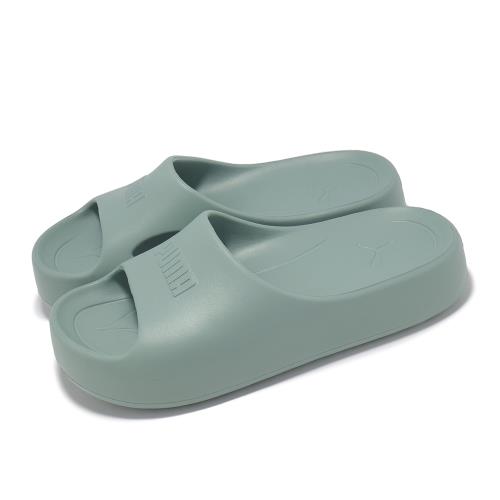 Puma 拖鞋 Shibusa 女鞋 綠 一體式 舒適 涼拖鞋 38908212