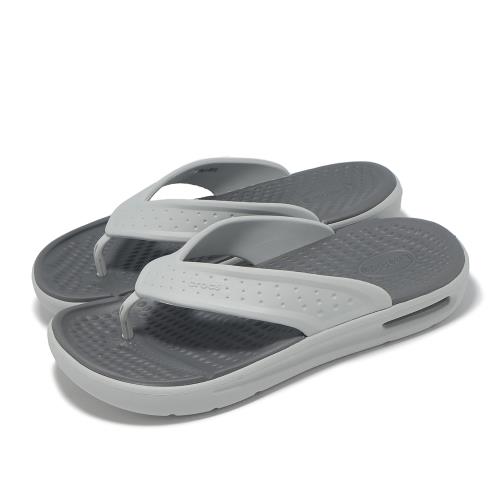 Crocs 拖鞋 Inmotion Flip 男鞋 蜃景灰 舒樂人字拖 夾腳拖 恢復拖鞋 卡駱馳 2111011NM