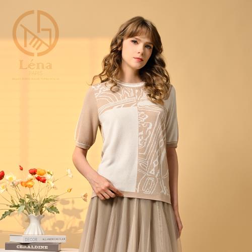 買1送1-Léna法式經典萊賽爾緹花精品上衣