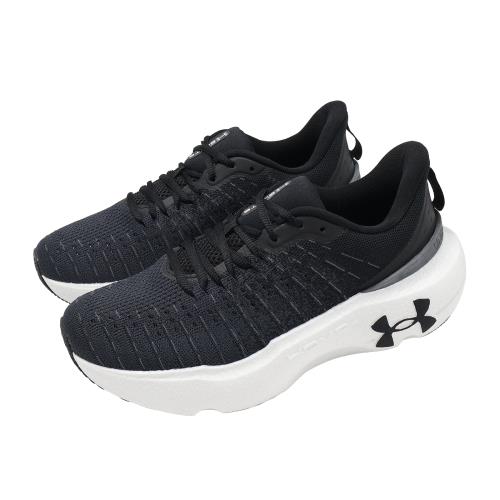Under Armour UA 慢跑鞋 Infinite Elite 男鞋 黑 白 支撐 運動鞋 UA 3027189001