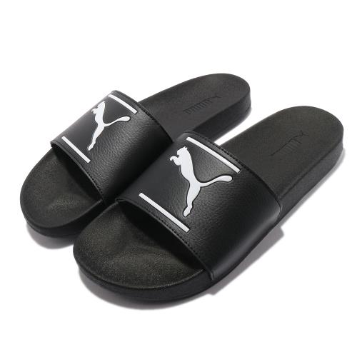 Puma 拖鞋 Leadcat FTR Comfort 男女鞋 基本款 夏日 外出 輕便 百搭 情侶鞋 黑 白 38067301