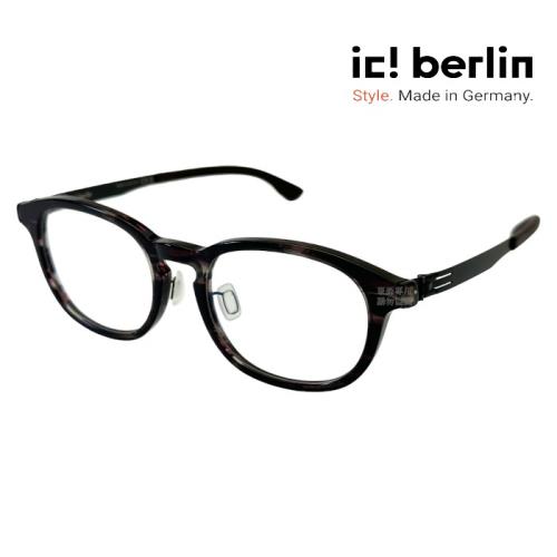 【ic! berlin】Geisha Smoke Dark Burgundy 限量36副 德國薄鋼鏡框/眼鏡 公司貨