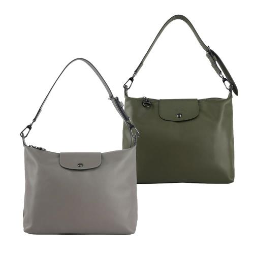 LONGCHAMP Le Pliage Xtra Hobo M號小牛皮肩背包(任選)