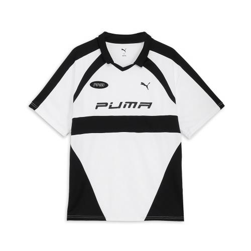 Puma 上衣 Football Polo 男款 白 黑 復古 短袖 足球風 E.SO著用款 63124202