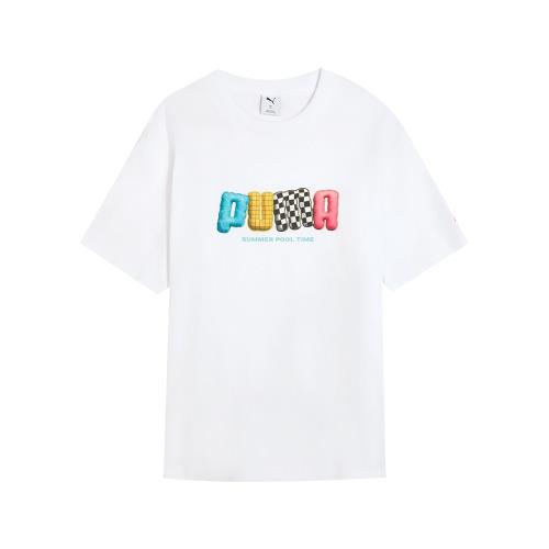 Puma 上衣 PT Tee 男款 白T 短袖 E.SO 瘦子著用 純棉 寬版 63298302