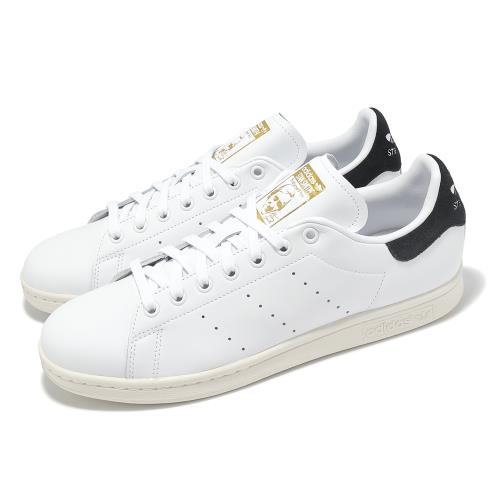 adidas 休閒鞋 Stan Smith 男鞋 女鞋 白 黑 皮革 金標 史密斯 三葉草 愛迪達 JI3379