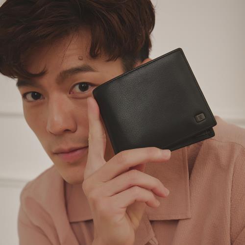 【Kinloch Anderson】George 左右翻基本短夾-經典黑