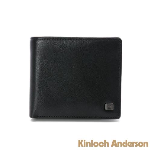 【Kinloch Anderson】George 左右翻單窗式短夾-經典黑