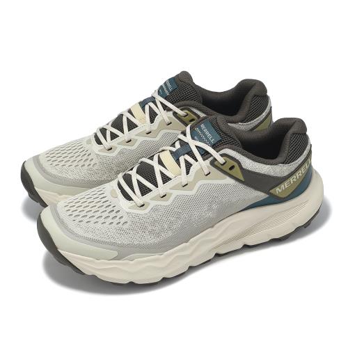 Merrell 越野健行鞋 Nova 4 男鞋 灰 米 緩衝 抓地 支撐 戶外鞋 ML068589